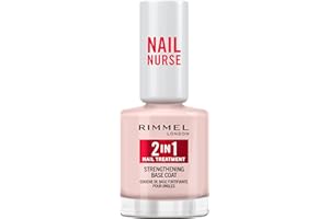 Rimmel London, Nail Care, 2 in 1, Tratamiento de uñas y Base Coat, 12 ml