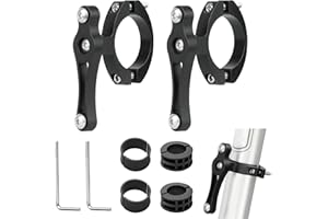 JOYOLA 2 Pezzi Portaborraccia per Bicicletta Supporto Adattatore, Supporto Portaborraccia Bici in Alluminio, Adattatore Portaborraccia Supporto con Chiave a Brugola per Biciclette, Moto