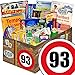 Produktbild 93. Geburtstag Geschenke Ostpakete - SPEZIALITÄTEN Box + Geschenkverpackung "Verkehrsschild 93" mit Ostmotiven + Geschenkset mit Rotkäppchen Sekt 0,2L, Brausepulver, Rote Grütze Himbeer uvm.. +++ Ostprodukt DDR Box als Geschenkkorb mit Kultprodukten der DDR ++ Geburtstagsgeschenk Ostpaket geschenk ideen für Männer Was schenken Männer Geschenke geschenke für Mutter Geburtstagsgeschenk geschenk ideen für Mutter geschenk für ihn