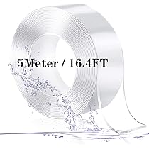 Extra Strong Double Sided Tape - 16.5FT Clear Nano Mounting Tape