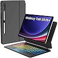 Magic Style Keyboard Case for Samsung Galaxy Tab S10+ Plus/S9+ Plus/S9 FE+ Plus/S8+ Plus/S7+ Plus/S7 FE Cover with Trackpad, 7 Color Backlit, Floating Cantilever Magnetic Stand, S Pen Holder