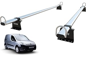TITAN VAN ROOF RACKS & ACCESSORIES TITAN WorkReady Van Roof Rack 2 Bars - Compatable Fittings to fit a CITROEN BERLINGO Mk2-range (2008 to 2018)
