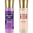 Bella Vita Luxury Date & Glam Body Spray Mist Perfume Combo with Long Lasting Refreshing Floral & Fruity Fragrance Scent of Pink Pepper for Women, 150 ML Each