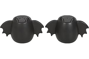 Something Different Wholesale Saliera e pepiera a forma di ali di pipistrello, set da tavola unico per cene eccentriche, decorazione da tavola di Halloween e shaker per conversazioni