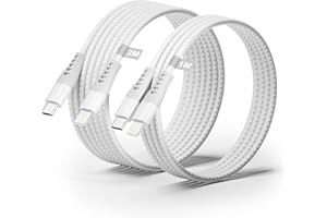 AINPOW Kabel USB C na Lightning [2M+1M] z certyfikatem MFi, kabel USB C do szybkiego ładowania iPhone'a, kabel Lightning do Apple iPhone 14 Pro Max 13 12 Mini XS XR SE 8 Plus