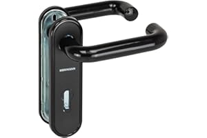 Hörmann FS zestaw klamek D-110 krótki szyld do BB/PZ czarny PPN (zestaw klamek przeciwpożarowych do drzwi przeciwpożarowych/drzwi wielofunkcyjnych H8-5 / Quadro/MZ) 545970