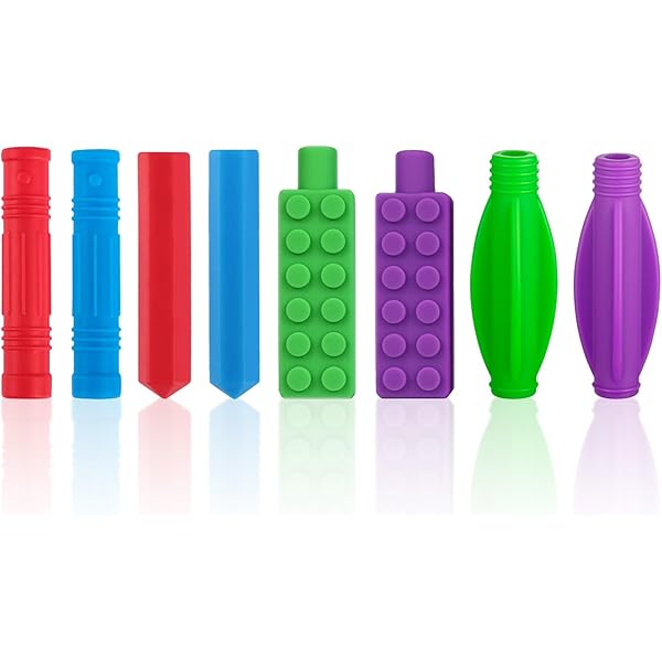 ERYI-8 Paquets Embout Crayon À Macher Embout Stylo À