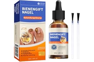 TOATLHEAL Bienengift Nagel Behandlungslösung, Bienengift Nagel, Natürliches Bienengift Nagelserum, Bienengift Tropfen, Nagelwachstums- Und Reparaturserum (1PCS)