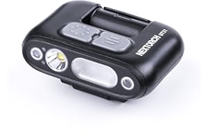 NEXTORCH Luz de seguridad personal de advertencia de policía, luz de señal de hombro recargable por USB, lámpara LED intermitente de clip de seguridad para rescate al aire libre, emergencia, guía de