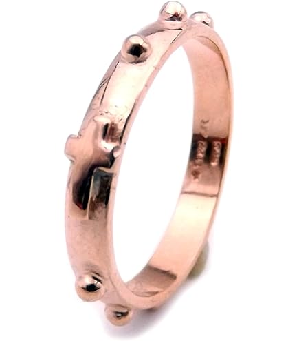 Anillo De Rosario Amazon Anillo Rosario Plata 925 Denario