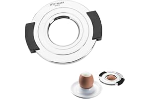 Westmark Coupe Coque, Dimension : 9,1x8,1x1,1 cm, Plastique / Acier Inoxydable, Argent/Noir, 10892280