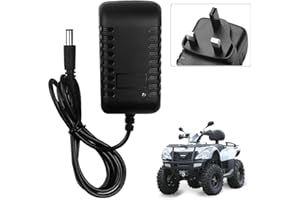 ZOYDP 12V 1000mA Charger for Kids Ride on Car,12 V 1000mA Charger for Kids Electric Ride on Toys, 12V charger for Ride on Car, Power Adapter for SUV Motorcycle, Jeep, Quad Bike, Sports Car 2.1mmx5.5mm