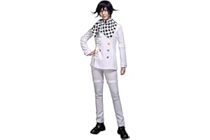 Cosplay.fm Women‘s Kokichi Oma School Uniform Cosplay Costume Outfit Tops Pants Scarf