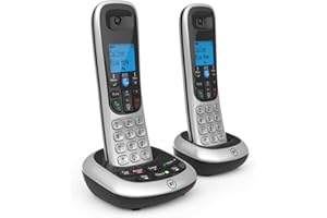 BT 2700 Cordless Landline House Phone, Nuisance Call Blocker, Do Not Disturb button, Answer Machine, Twin Handset Pack