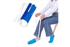 LATRAT Pomoc w zakładaniu skarpet i pończoch, łatwy w użyciu ściągacz do skarpet, łatwe i proste w zakładaniu skarpety, pomoc w zakładaniu skarpet dla osób starszych, niepełnosprawnych, kobiet w ciąży