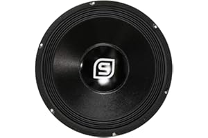 VONYX SPSL12 12" PA DJ Speaker Chassis Driver Cone Replacement 600W Peak, 8 Ohms, 30Hz-3.5kHz Frequency, Spade Terminals, Ideal Bass Midrange DIY Projects