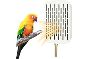 LearnLyrics Heizung für Vogelkäfige,Vogelkäfigheizung, Vogelheizung und Lampe, Exquisite und kompakte Vogelkäfigleuchte spart Strom für Papageien, kleine Vögel, Reptilien, Schildkröten, Schlangen,