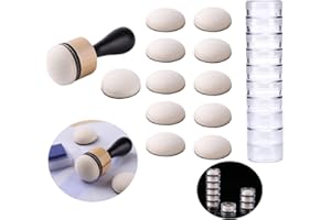 OTCRAFT Mini Ink Blending Tool,with Foams Replacement Refill Foam Tool for Foams Scrapbooking Painting Drawing Art Supplies Handle Ink Tools Embossing Stencils