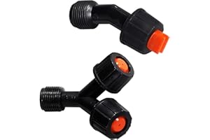 ARRDERLY 2 Kunststoff-Sprühdüsen, Zubehör für die Bewässerung für den Garten, Ersatzzubehör für Sprühpistole, zur Bewässerung und Reinigung