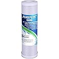 PUREPLUS 1 Micron 2.5" x 10" Whole House CTO Carbon Water Filter Cartridge Replacement for Countertop Water Filter System, Dupont WFPFC8002, WFPFC9001, FXWTC, SCWH-5, WHEF-WHWC, WHCF-WHWC, 1Pack