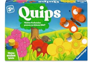 Ravensburger 12010020 Quips - Mina första spel: barnspel, spel från 3 år och uppåt, för 2-4 spelare, present till flickor ell
