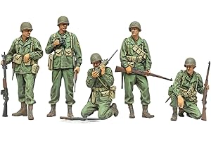 Tamiya 35379 1:35 US Équipe d'élucidation d'infanterie (5) - Modélisme, kit de construction, loisirs, artisanat, collage, kit de modélisme, modèle, assembler, non peint
