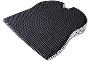MARGGONA YJWAN Car Wedge Seat Cushion for Car Driver Seat Office Chair Wheelchairs Coccyx Support Tailbone Pain Relief Memory Foam Seat Cushion