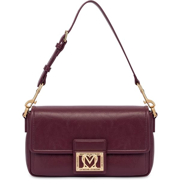 Borsa Love Moschino A Spalla In Ecopelle Avorio, Con Logo Gold E Manico Regolabile - 4