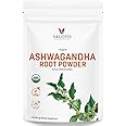 Organic Ashwagandha Powder, Ashwagandha Root Extracts, Fatigue, Adrenal & Immune Support, All Natural Stress Support and Sleep Aid, No Filler, No Additives, No GMO, Gluten Free, 1lb/454 g