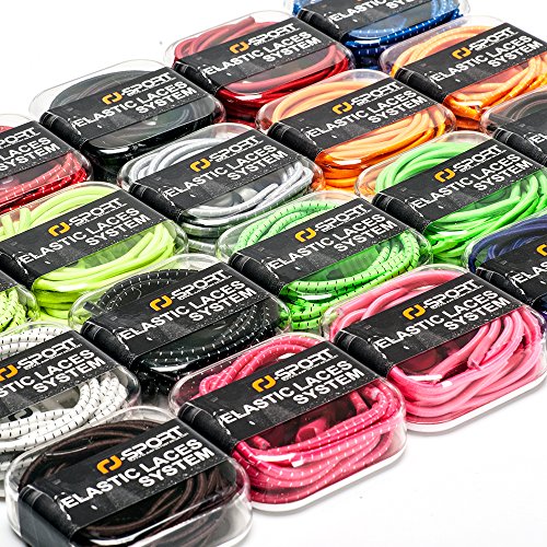Elastic Lace System: ein elastischer Schnürsenkel mit Schnellverschluss – Einfach in verschiedenen Farben zu installieren. Perfekt für Läufer, Kinder, altere Person & aktiver Lebensstil – 1 Paar - 9