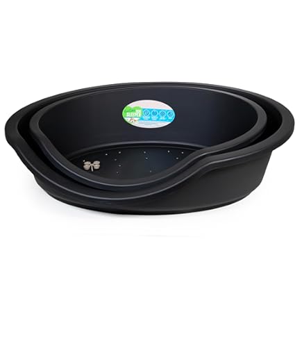 Moderna Plastic Hondenmand 50 Cm Zwart | Teurlings De Mulder