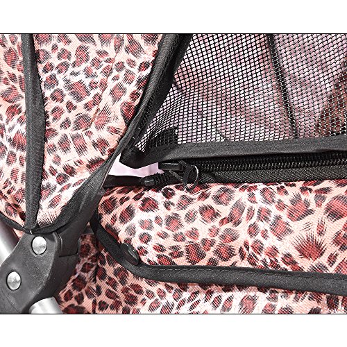 Panana-New-Pet-Travel-Stroller-Cat-Dog-Pushchair-Trolley-Puppy-Jogger-Carrier-Three-Wheels