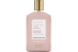 Alfaparf Milano Keratin Therapy Lisse Design, Conditioner di Mantenimento a Base di Cheratina e Collagene Vegetale, Nutre e Districa i Capelli, Prolunga i Risultati Post Trattamento Lisciante, 250ml