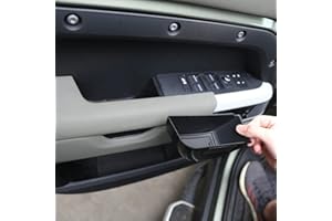 YIWANG ABS Blcak Inner Car Door Storage Box Holder for LR Defender 90 110 2020-2022 Car Accessories