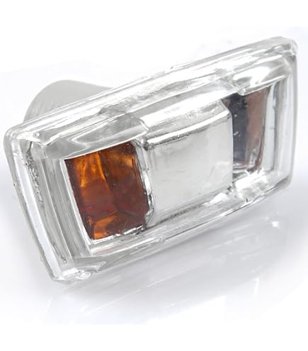 RZG Black Smoked LED Side Indicator Repeater Lights - Amber LED, 18 SMD Each - Fits Opel/Vauxhall Corsa, Astra, Insignia