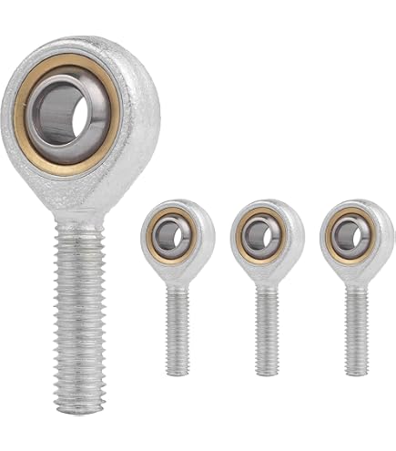QUARKZMAN 2Pcs Embout à Rotule POS12 M12x1.75 Filetage Mâle à Droite - Rotule Autolubrifiant Avec Écrou De Blocage