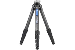 Leofoto - Ranger - Treppiede in carbonio con base di livellamento - Gambe regolabili in 3 angoli - Ideale per Lavori Panoramici e Videografi - LS-365CEX