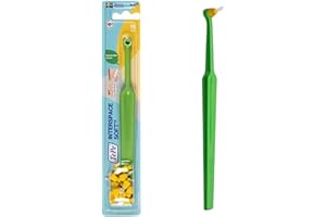 TePe Interspace Szczoteczki międzyzębowe, miękkie, czerwone, 1 szczoteczka, 12 głowic, precyzyjne czyszczenie trudno dostępnych miejsc