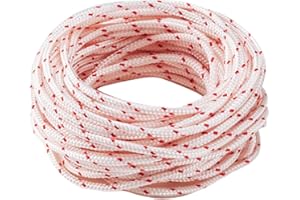 WLVINSON 10-Meter Starterseil Rasenmäher,3.5mm Rasenmäher Seilzug,Zugseil für Wäschespinne,Rasenmäher Ersatzteile Starterseil für Stihl Husqvarna Craftsman Kettensägen Trimmer,Rücklaufstarterseil Ersatzseil