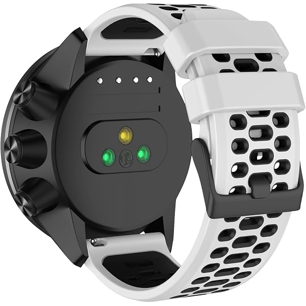 Bracelet En Silicone 24mm De Remplacement Pour Montres Suunto, G-Shock, Tissot - Confortable Et Réglable - Homme Et Femme