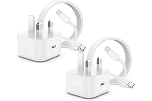 YIEVIS iPhone Charger Fast Charging, 20W iPhone Type C Charger Plug Fast Charging with 2M USB C to Lightning Cable Lead for Apple iPhone 14 Pro Max/14/13 Pro/13 Plus/12 Pro/12 Mini/11/XS/XR/8/7/6/iPad Air