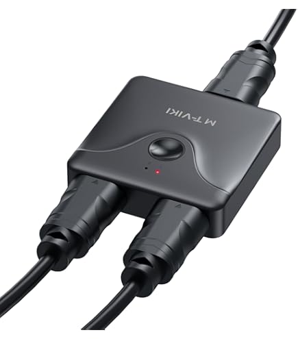 Displayport 8K Switch Bi-Direction Display Port 1.4@30Hz, 4K@120Hz Splitter Converter for Multiple Source and Displays