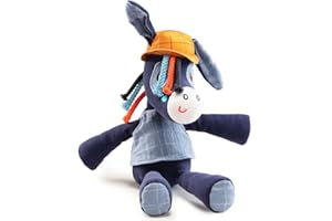 LILLIPUTIENS 83249 Party Batman Ignace Cuddly Plush ECO, White, one Size