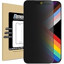 Mothca 2 Pack Matte Glass Screen Protector For IPhone 14 Plus With 2 Pack Camera Lens Tempered Glass Protector, Anti-Glare & Anti-Fingerprint Tempered Glass Film