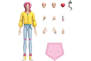 Mattel KPop Demon Hunters Saja Boys Romance actionfigur | 15 cm skala, 18 ledpunkter, "Soda Pop"-look, tematiska tillbehör, u