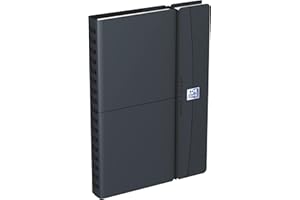 Agenda Oxford Office Civil Semainier Spiralé 10x15cm Année 2026 Gris/Noir