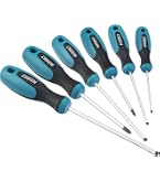 Connex COX311208 Profi Schraubendreher-Set 6-teilig – Made In Germany, Mit Chrom-Vanadium-Klingen & Ergonomischen Griffen