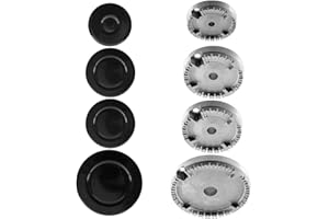 FYOBOT de Quemador Universal, Tapa de Llama, Horno, Cocina, Encimera de Gas para, Tapa de Quemador de Llama, Que Se Adapta A Todos los ?Os C¨®Ncavos