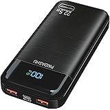 Power Bank 27.000 mAh, 22.5W PD3.0 QC4.0 Ricarica Rapida Batteria Esterna 3A USB C Caricatore Portatile con LED Display Digit