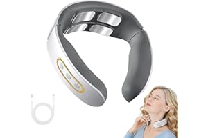 FORBANY Nexora Cervical, Soleria - Appareil de Massage Cervical Portatif avec 8 Modes de Vibration & Chauffage Thermique, Relâchement des Muscles Épuisés, Idéal pour Bureau, Voiture et Voyages